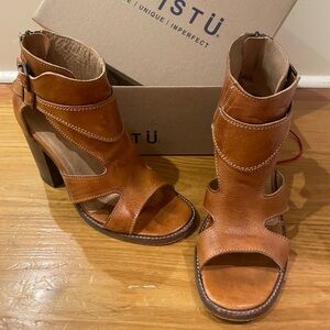 Bed Stu Ida open toe bootie